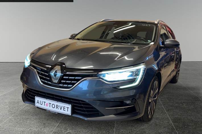 Blå Renault Megane IV fra 2021