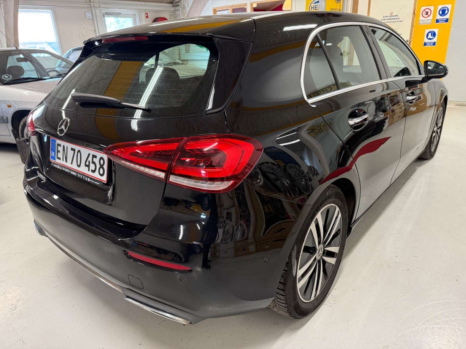 Sort Mercedes A200 fra 2018