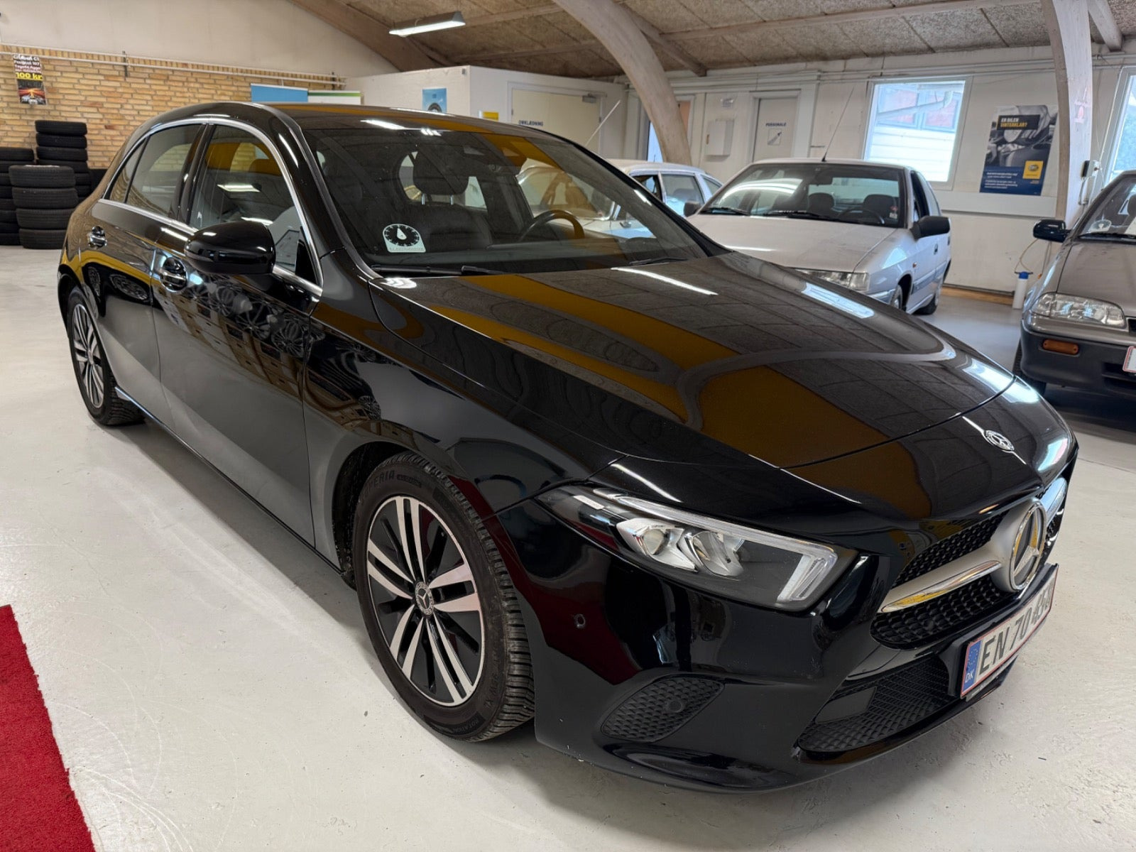 Sort Mercedes A200 fra 2018