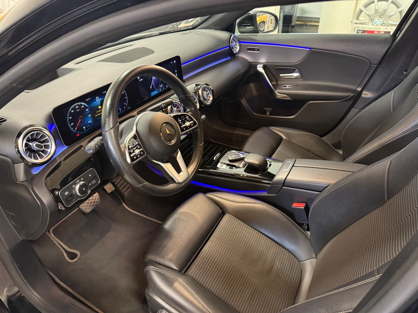 Sort Mercedes A200 fra 2018