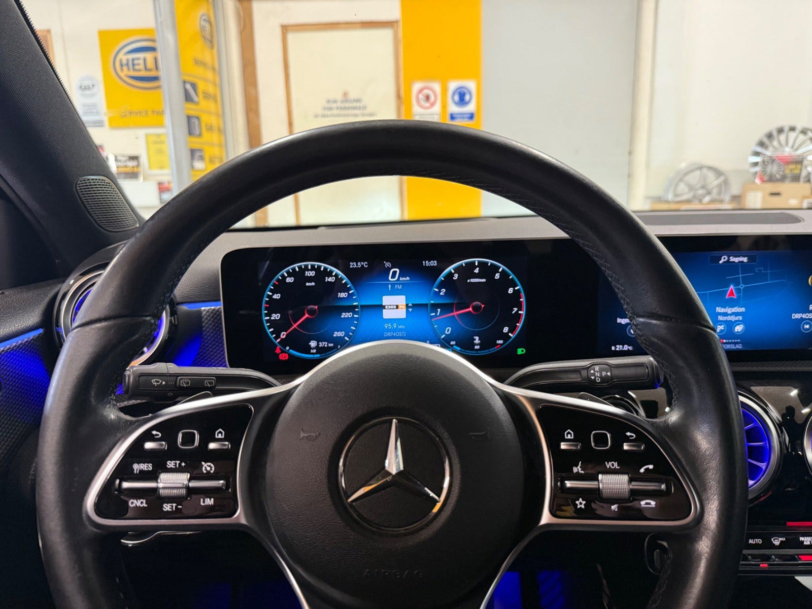 Sort Mercedes A200 fra 2018