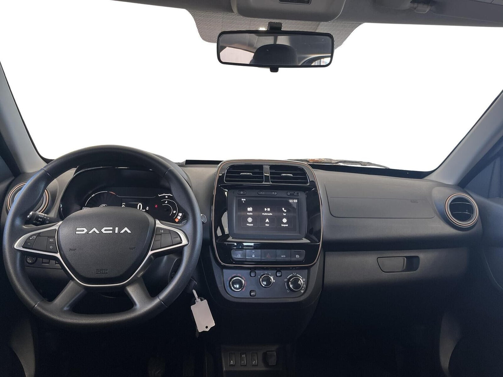Grøn Dacia Spring fra 2023
