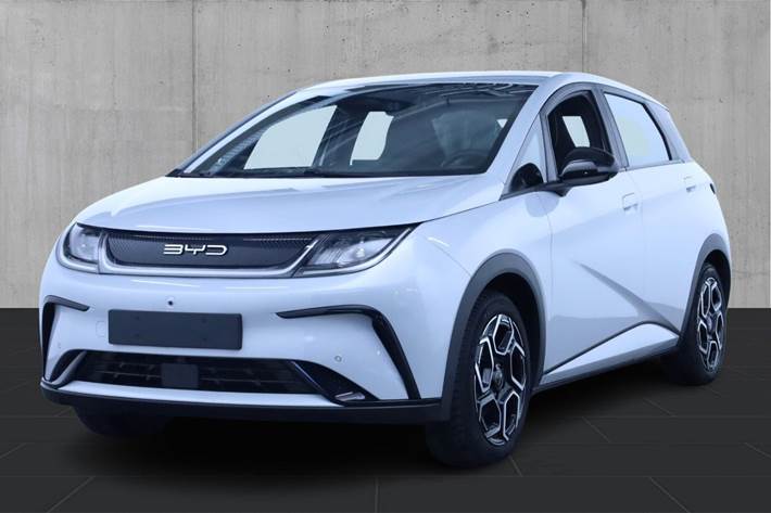 Hvid BYD Dolphin fra 2024