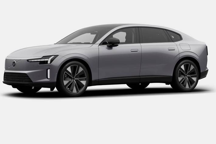 Grå Volvo ES90 fra 2026