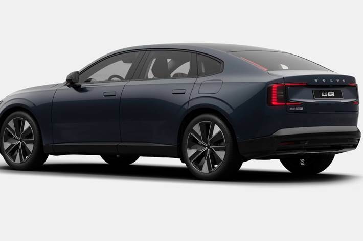Blå Volvo ES90 fra 2026
