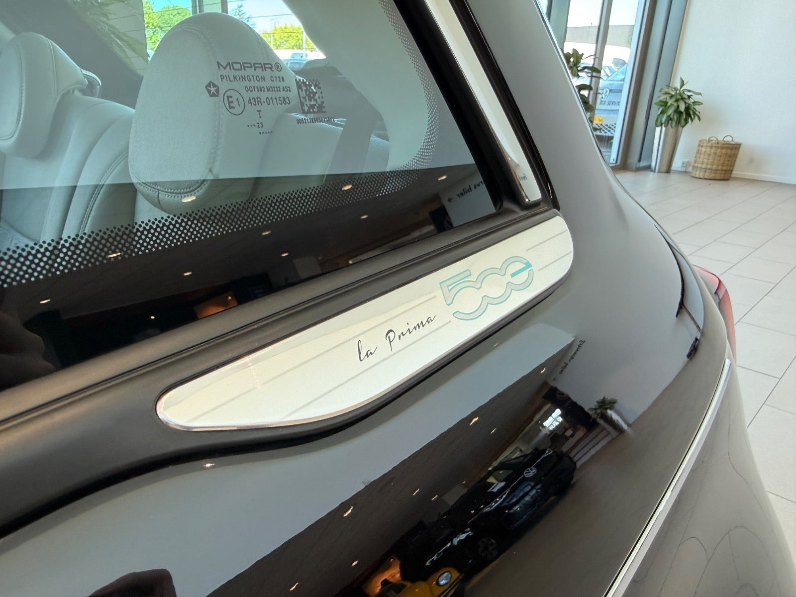 Sort Fiat 500e fra 2023