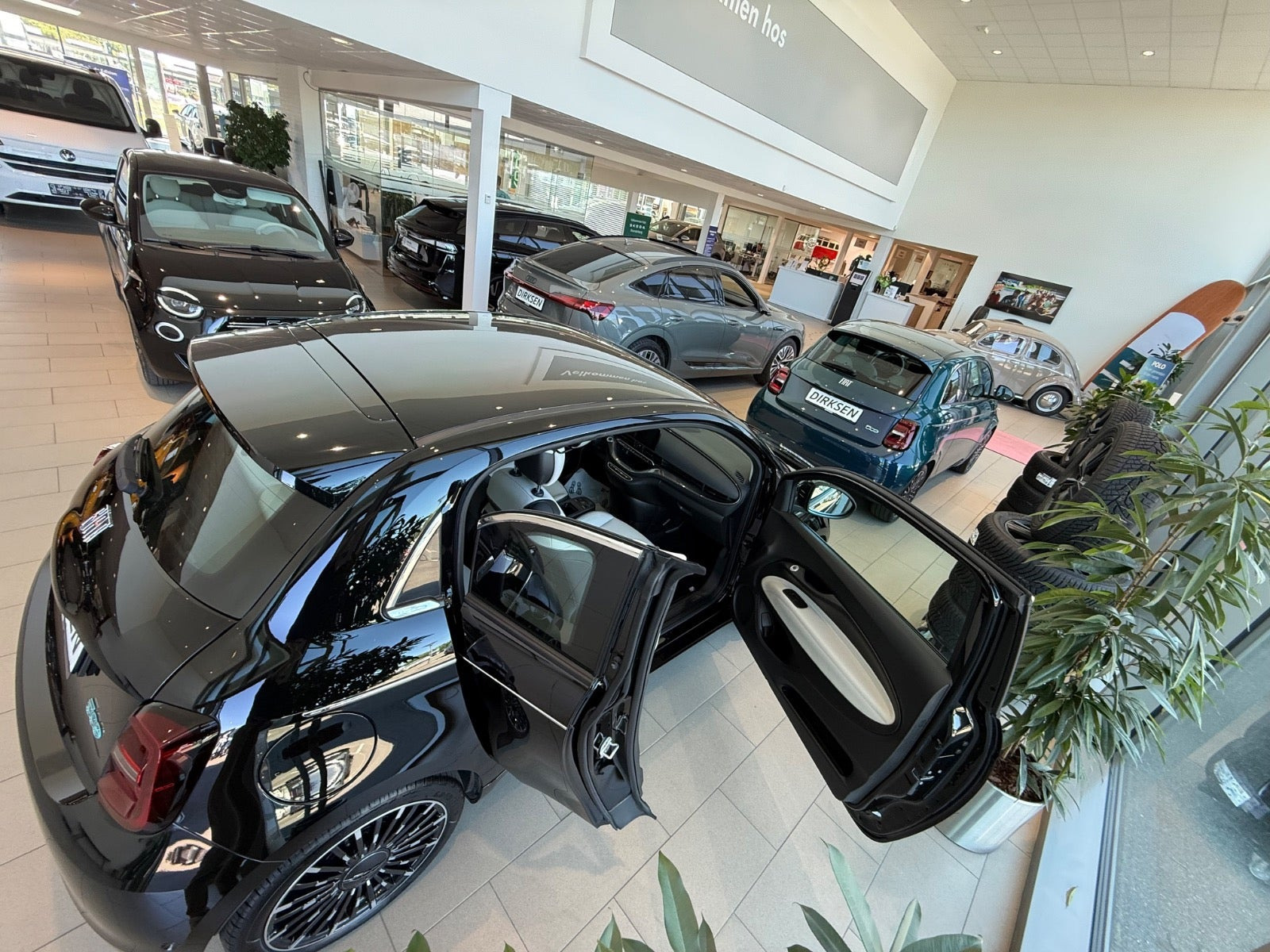 Sort Fiat 500e fra 2023