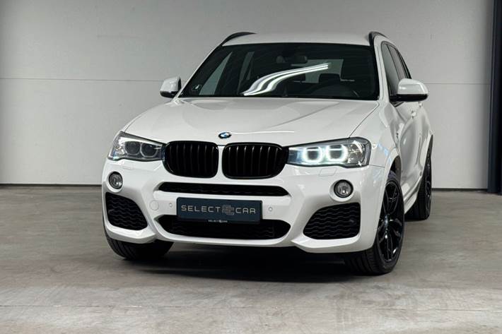 Hvid BMW X3 fra 2015