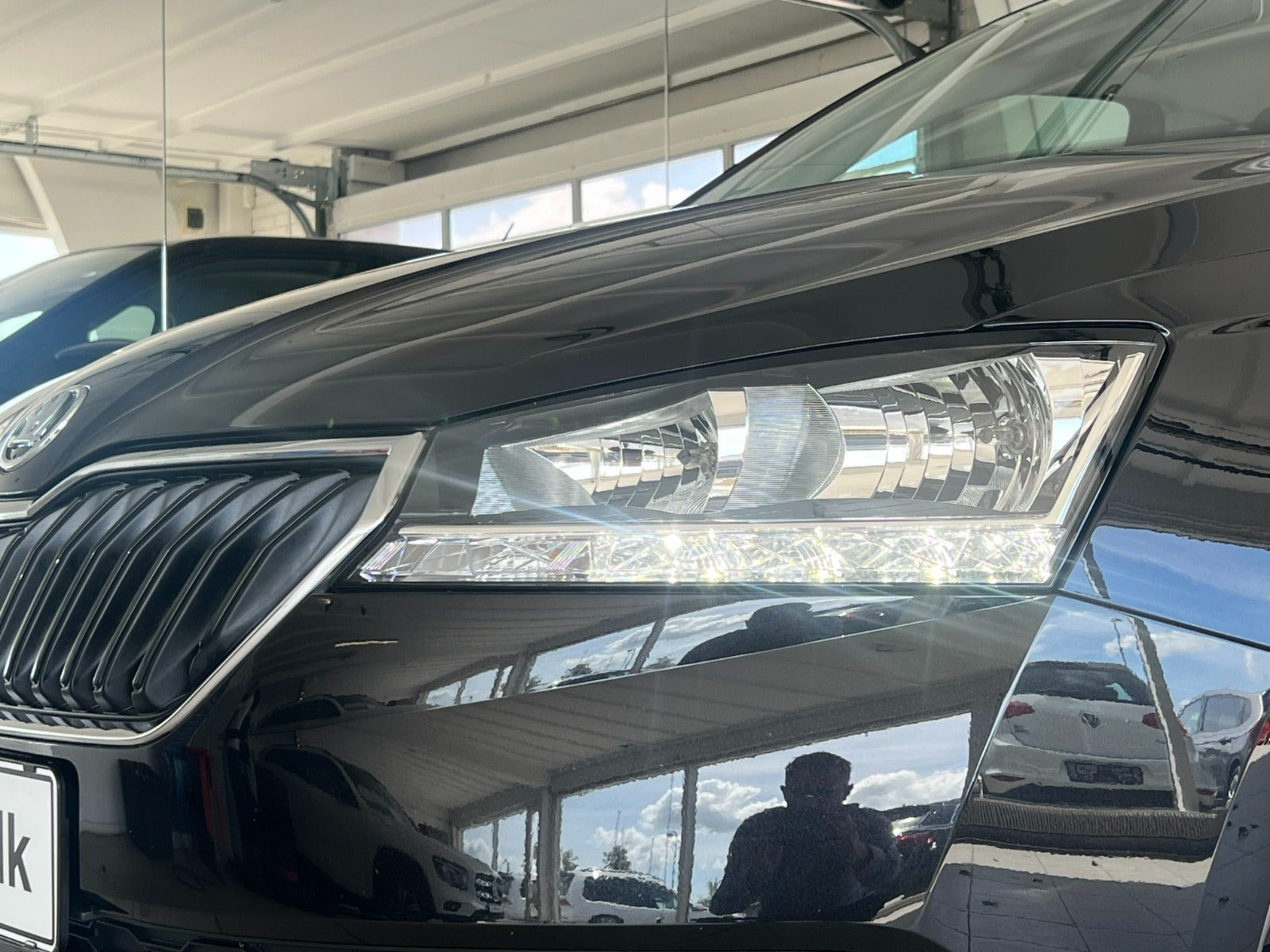 Sort Skoda Fabia fra 2019