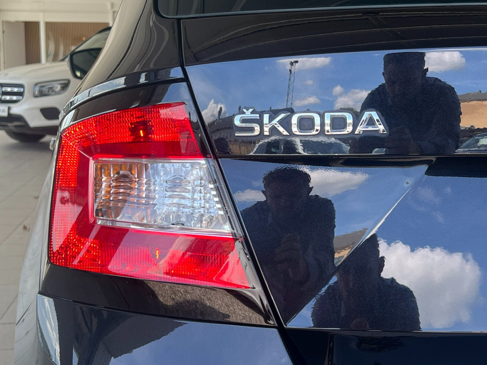Sort Skoda Fabia fra 2019