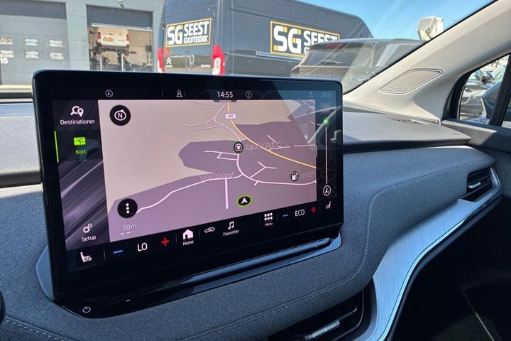 Grå Skoda Enyaq fra 2022