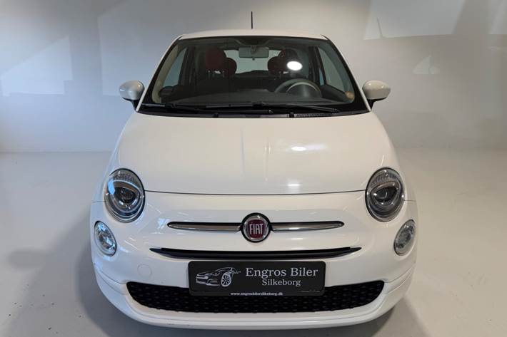 Hvid Fiat 500 fra 2017