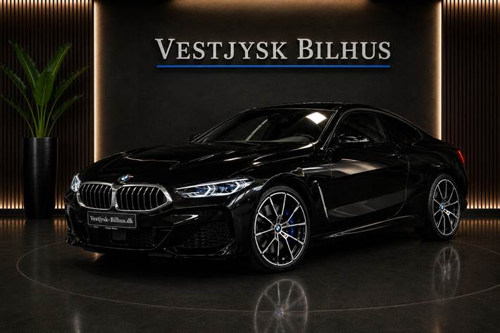 Sort BMW 840d fra 2019