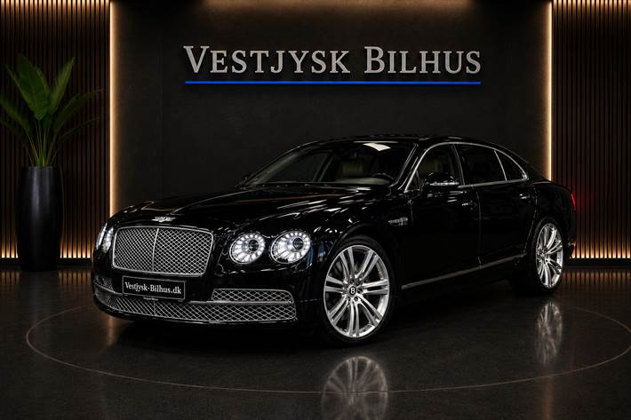 Sort Bentley Flying Spur fra 2015