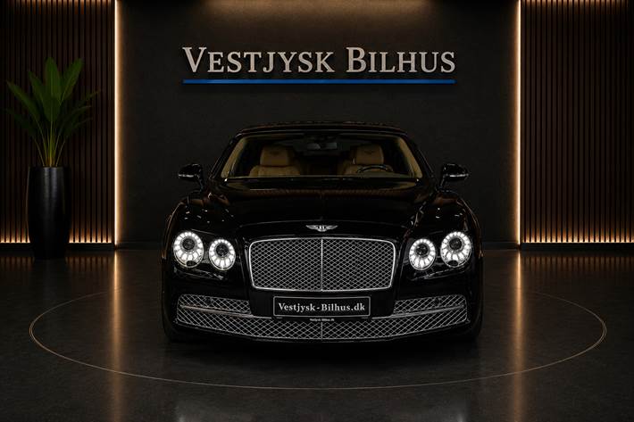 Sort Bentley Flying Spur fra 2015