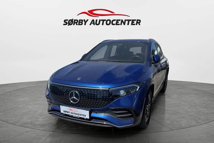 Blå Mercedes EQA250+ fra 2025
