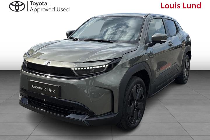 Grøn Toyota Urban Cruiser fra 2026 set udefra