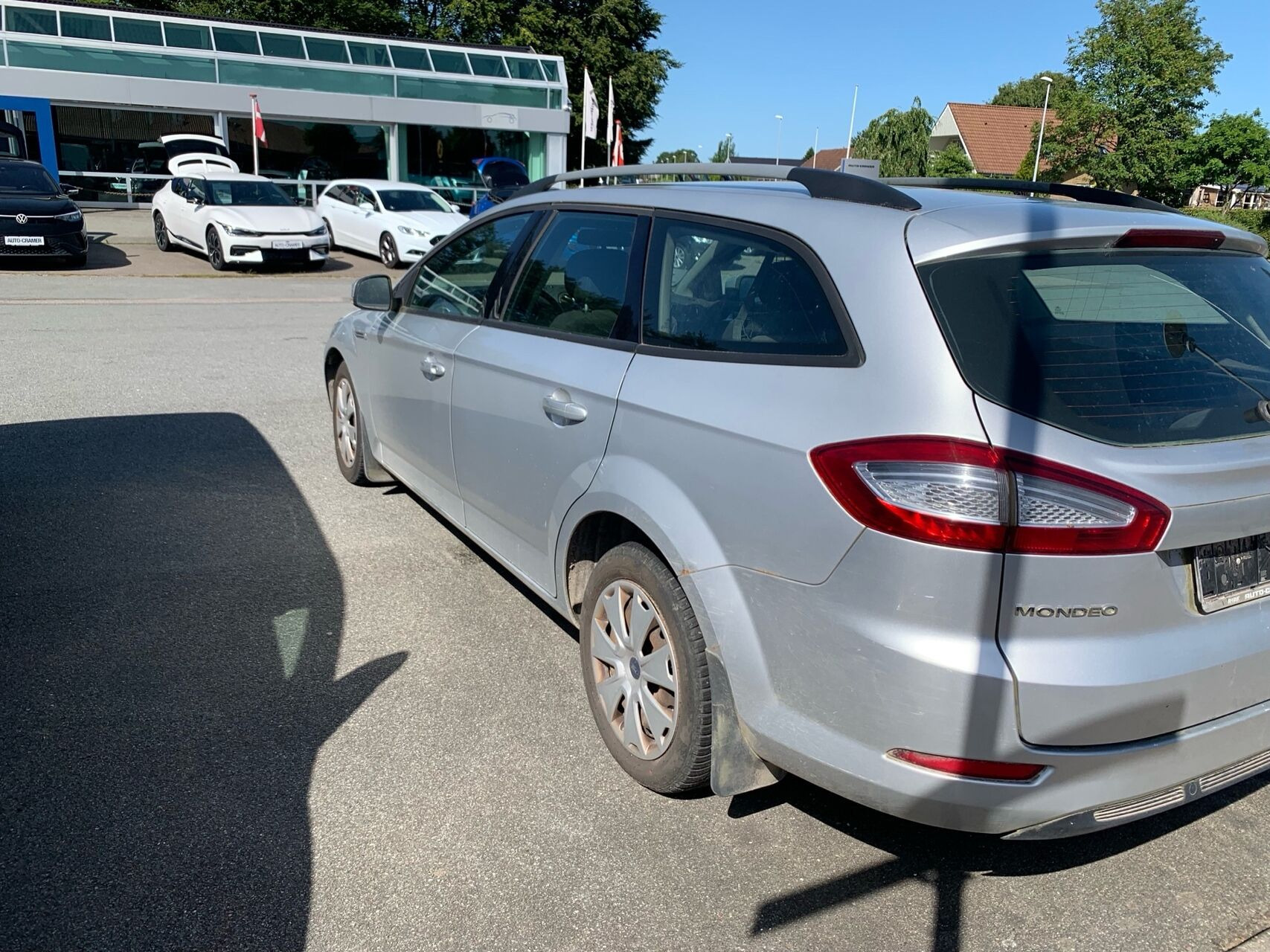 Sølv Ford Mondeo fra 2012