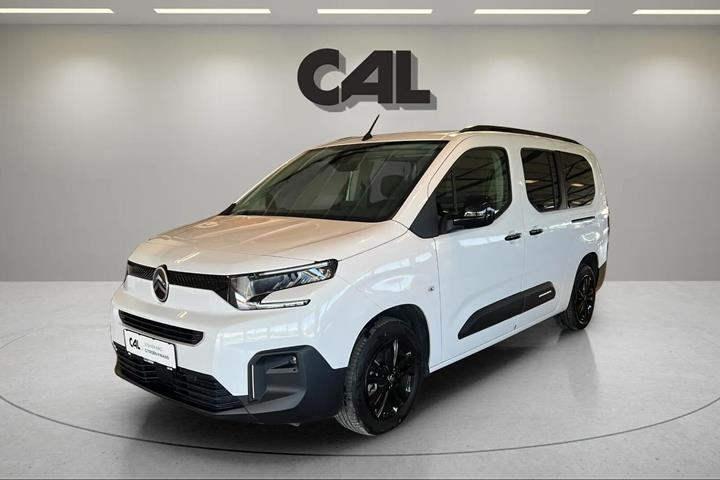 Hvid Citroën ë-Berlingo fra 2025 set udefra