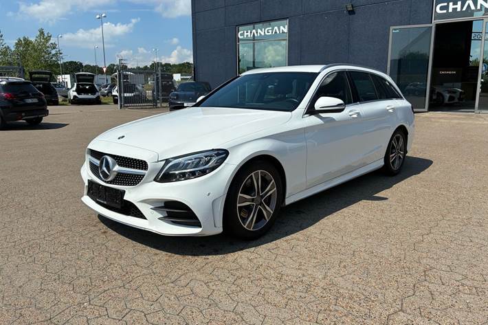 Hvid Mercedes C220 d fra 2019