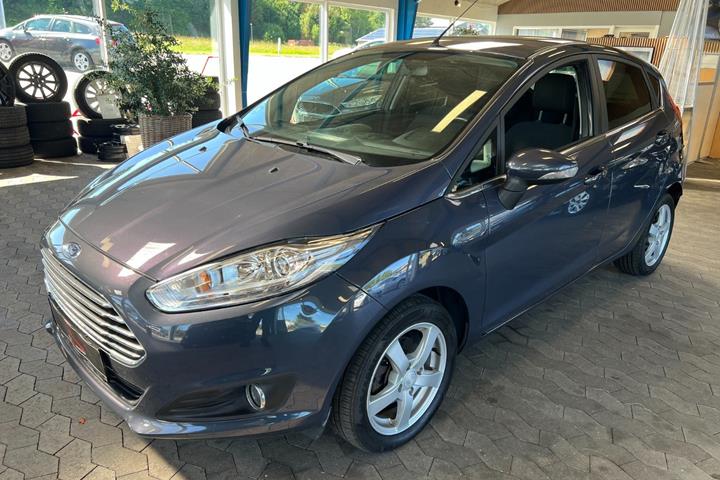 Grå Ford Fiesta fra 2013