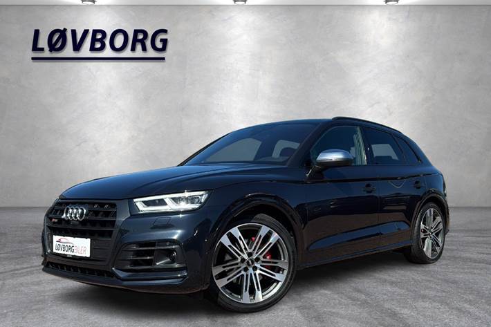 Blå Audi SQ5 fra 2017