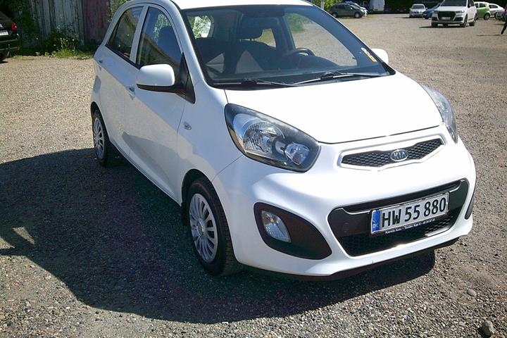 Gul Kia Picanto fra 2012