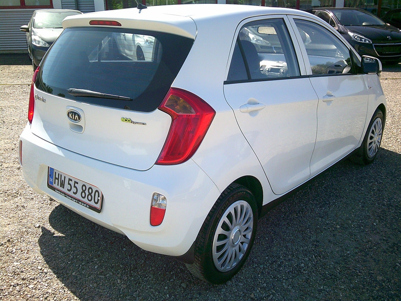 Gul Kia Picanto fra 2012