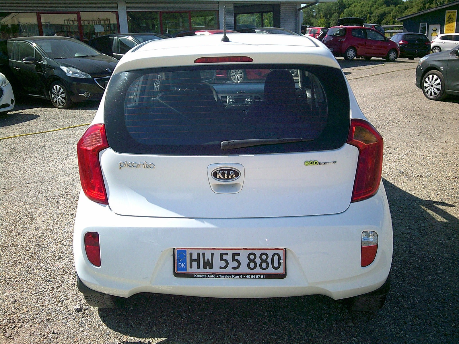 Gul Kia Picanto fra 2012