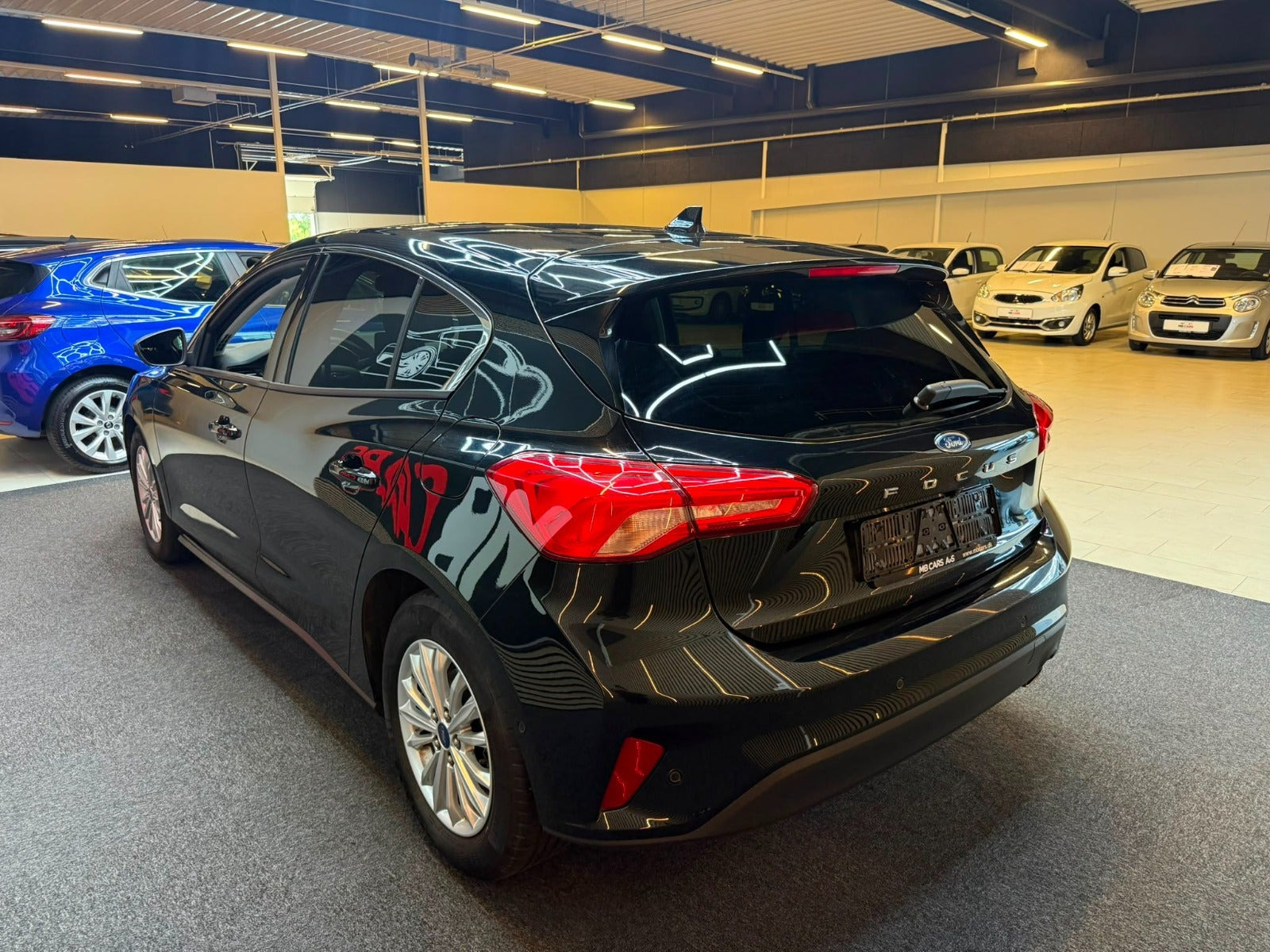 Sort Ford Focus fra 2019