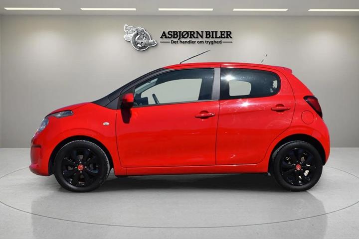 Rød Citroën C1 fra 2016