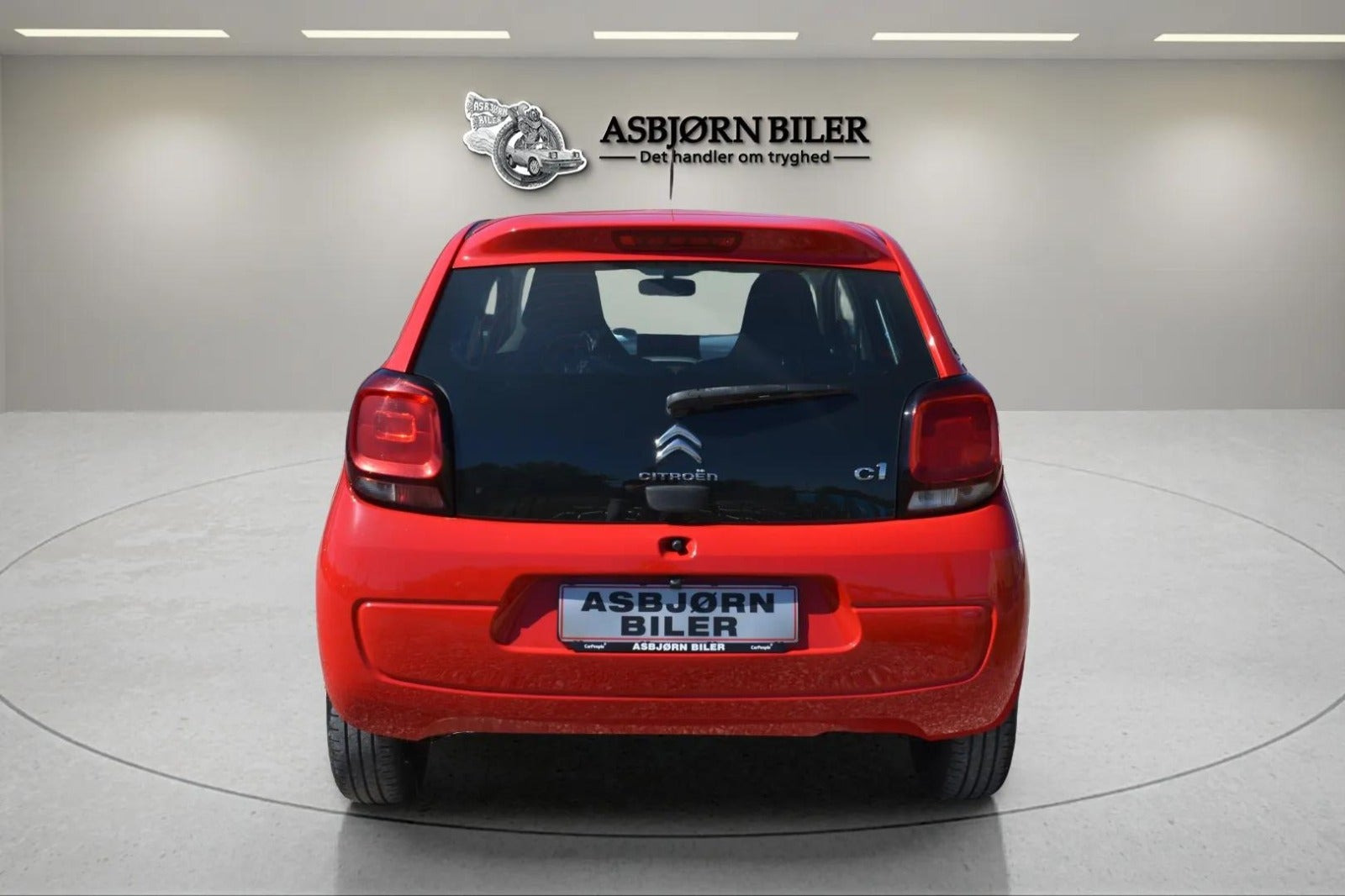 Rød Citroën C1 fra 2016