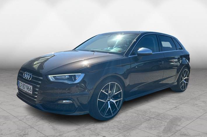 Sort Audi A3 fra 2015