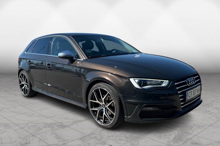 Sort Audi A3 fra 2015
