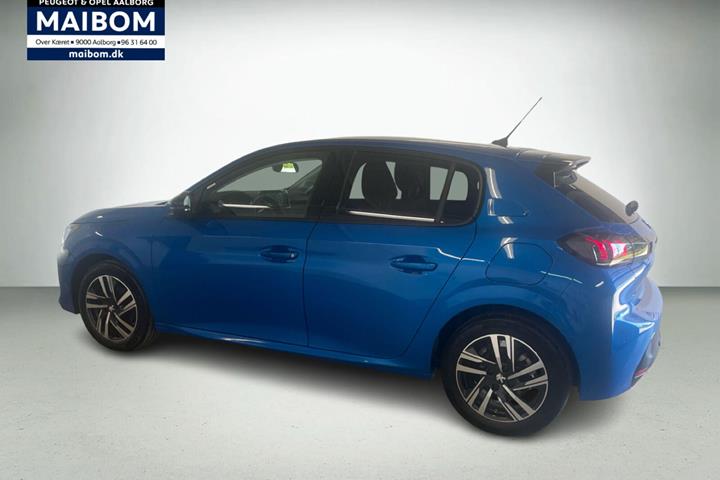 Blå Peugeot 208 fra 2022