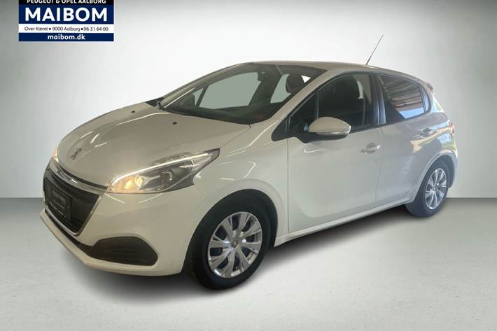 Hvid Peugeot 208 fra 2017