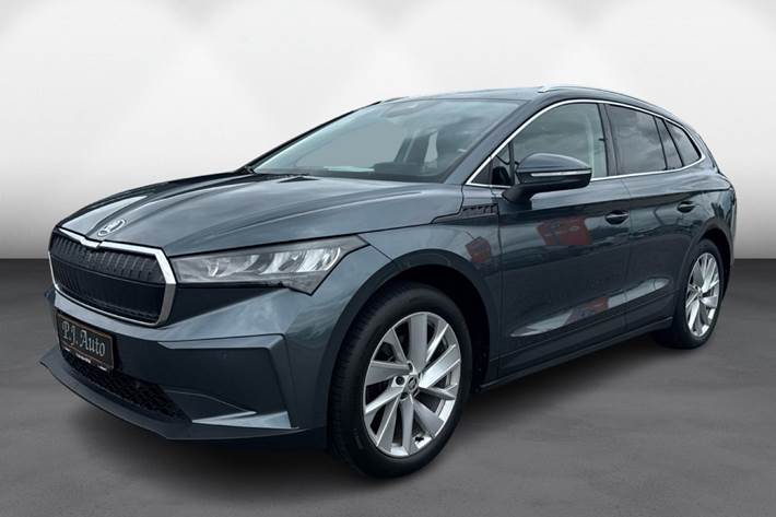Grå Skoda Enyaq fra 2021