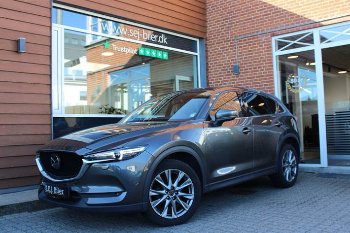 Grå Mazda CX-5 fra 2017