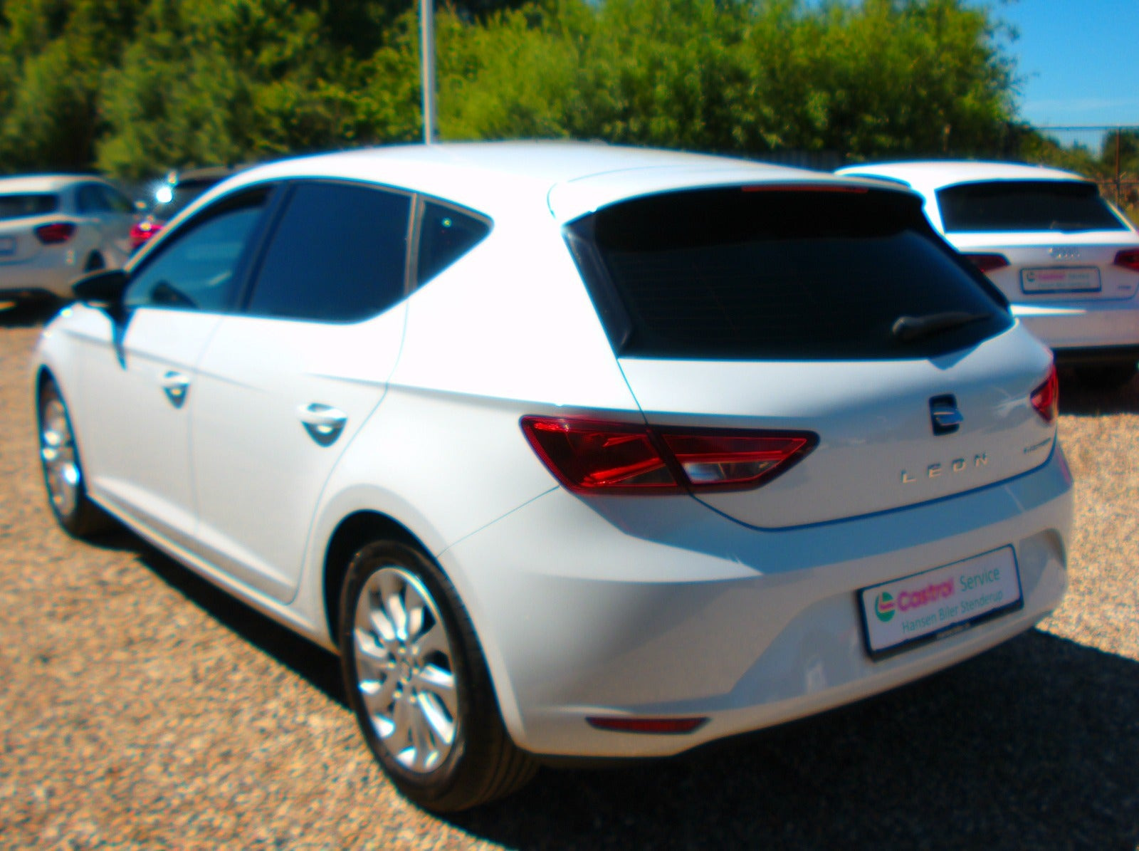 Hvid Seat Leon fra 2016