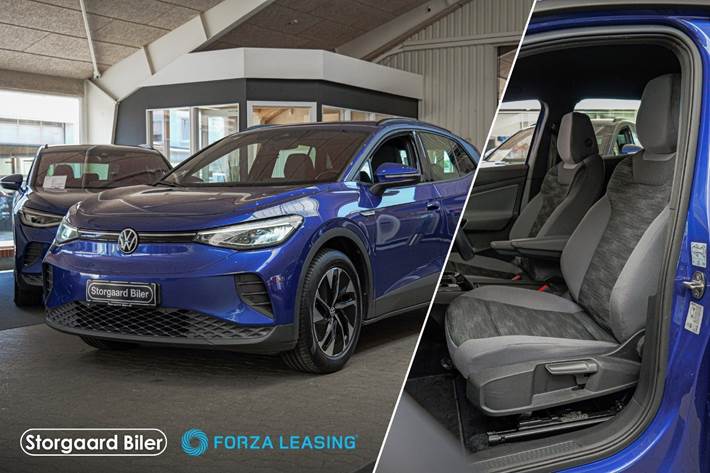 Blå VW ID.4 fra 2022