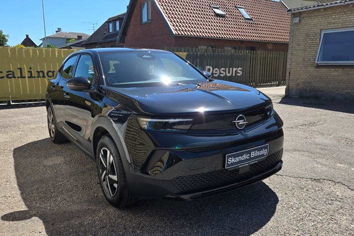 Sort Opel Mokka-e fra 2025