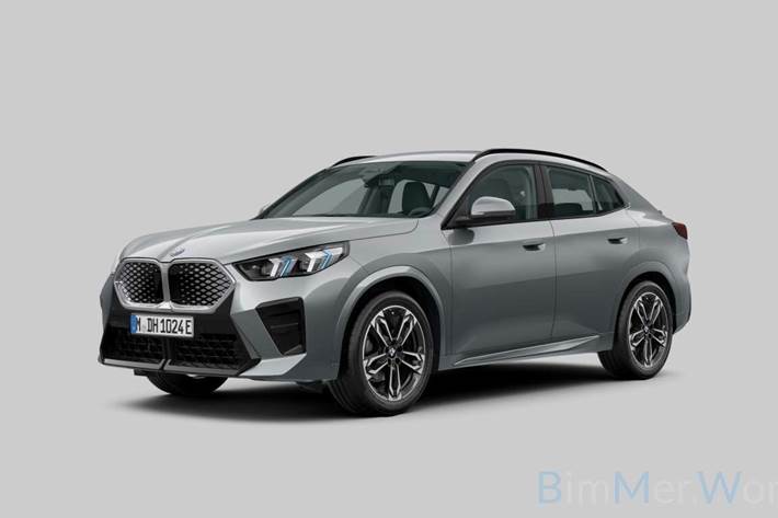 Grå BMW iX2 fra 2026