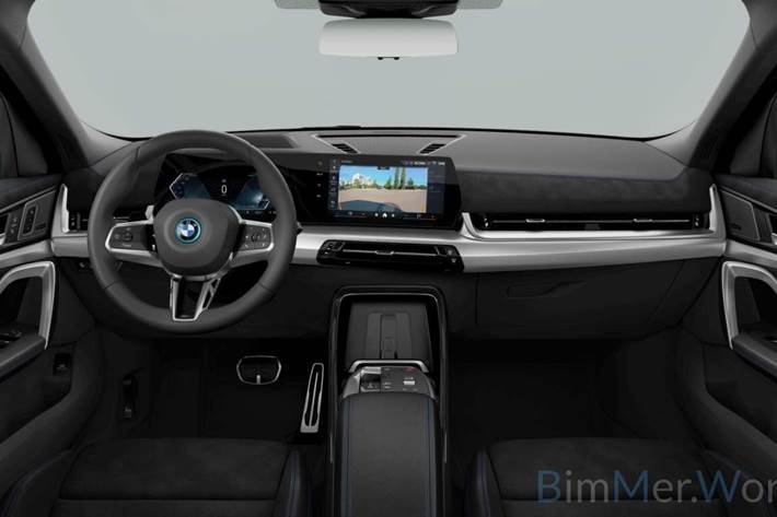 Grå BMW iX2 fra 2026
