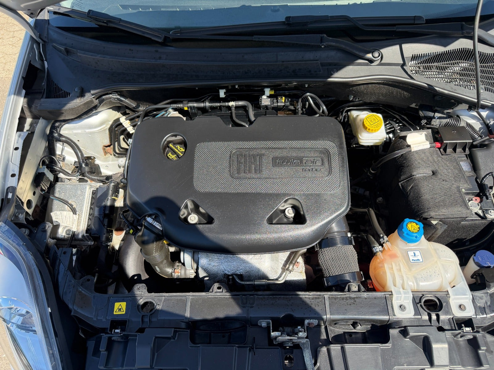 Sølv Fiat Punto fra 2018