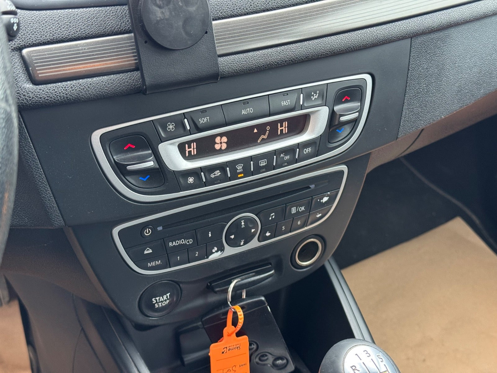 Sort Renault Megane III fra 2011
