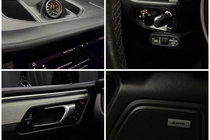 Sort Porsche Macan Turbo fra 2020