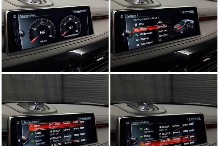 Sort BMW X6 fra 2016