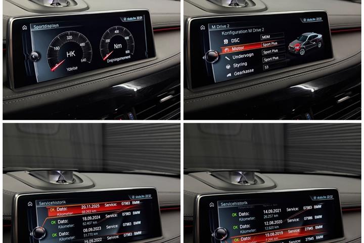 Sort BMW X6 fra 2016