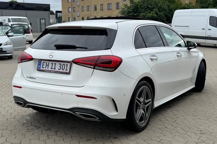 Hvid Mercedes A-Klasse fra 2020
