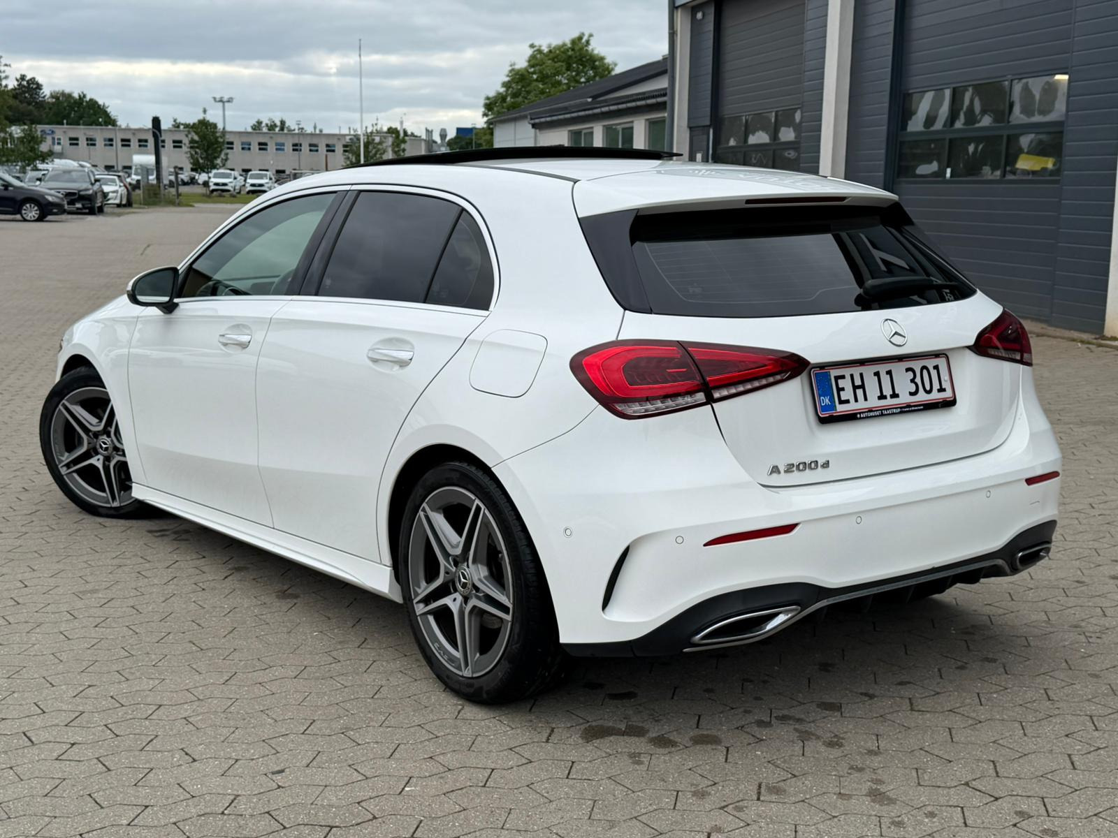 Hvid Mercedes A-Klasse fra 2020